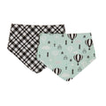 Bandana Bibs 2 Pack - Hot Air Balloons