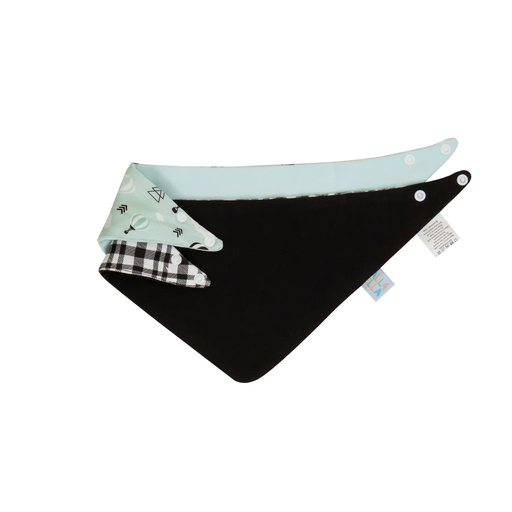 Bandana Bibs 2 Pack - Hot Air Balloons