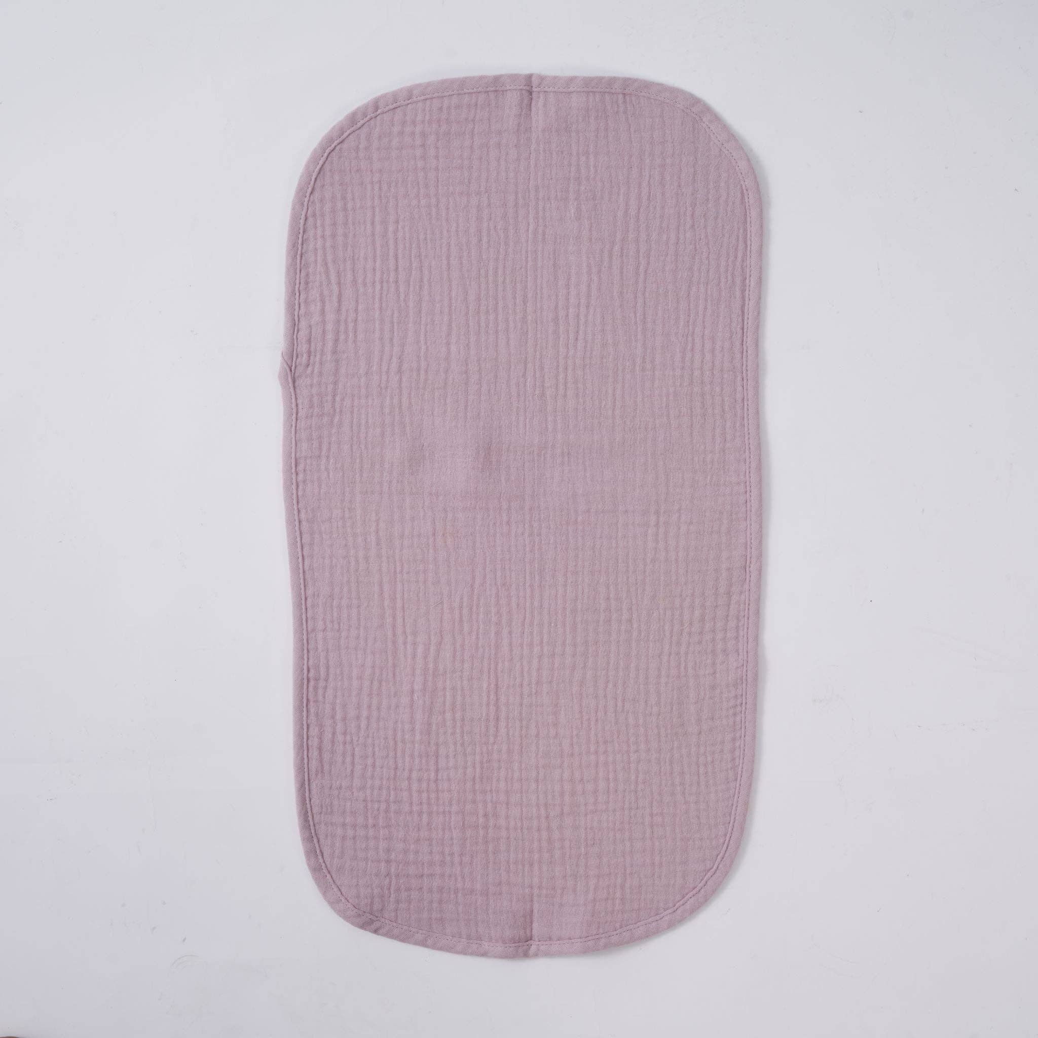 Organic Muslin Burp Cloths - Lavender Blush 5 Pack | Zoe Sage premium baby gift - Baba-lando