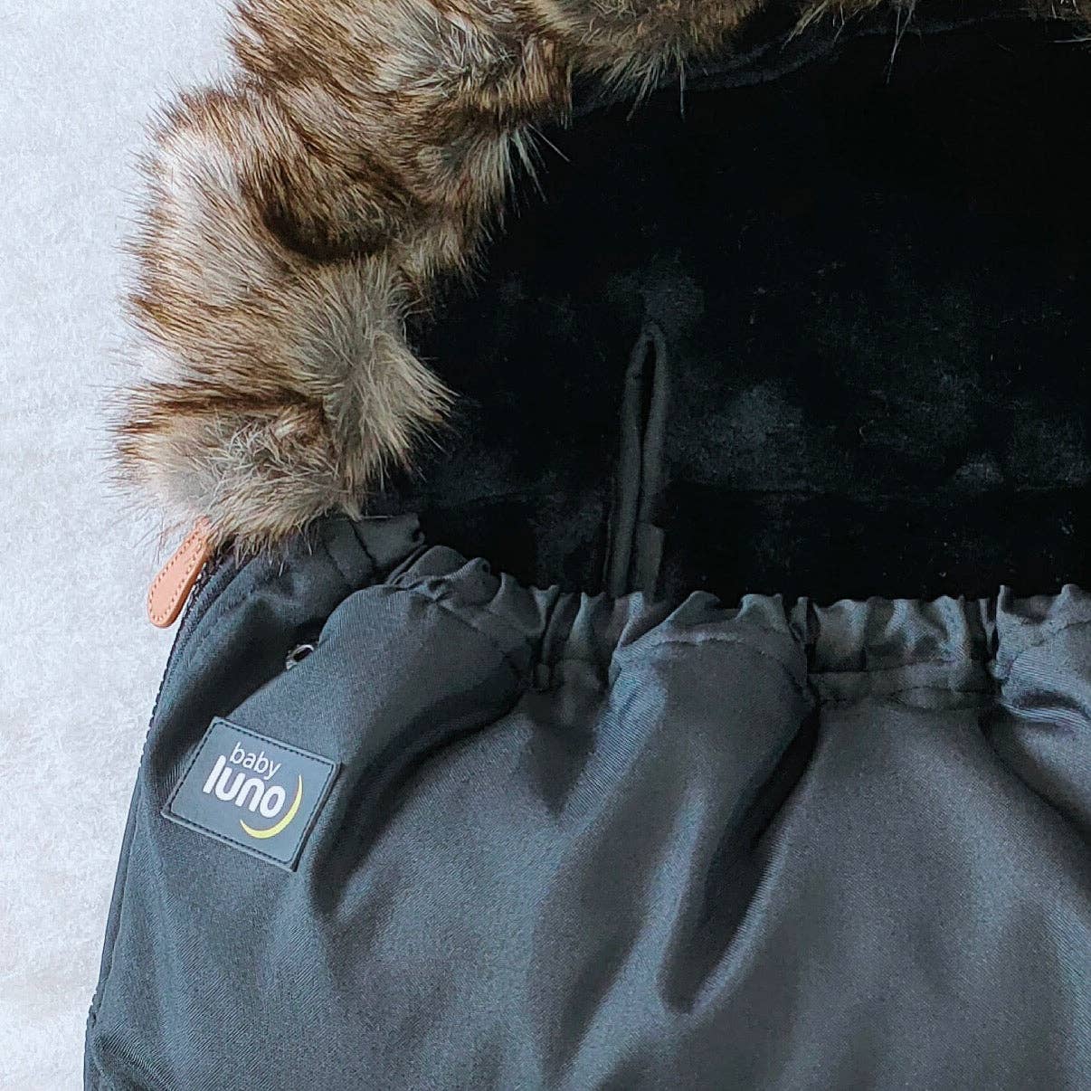 Nordic Footmuff Pram Liner | Classic Black by Baby luno
