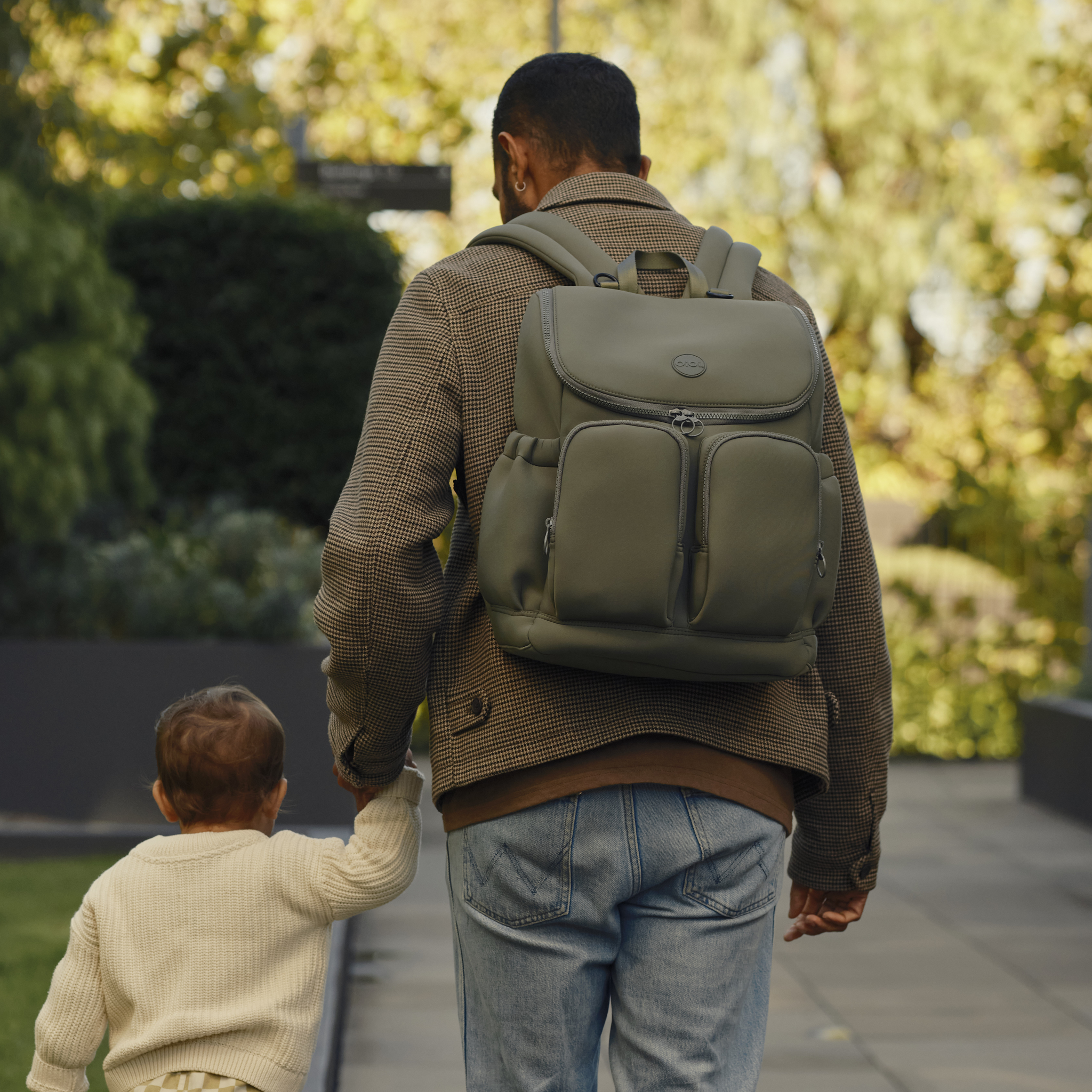 Signature Nappy Backpack - Sage Neoprene | OiOi