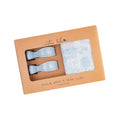 Dusty Blue Vintage Farm | Muslin Wrap & Pram Clip Set
