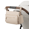 OiOi Multitasker Pram Caddy 2.0 - Oat Vegan Leather