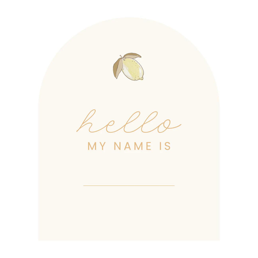 Baby Milestone Cards | Lemon & Creme