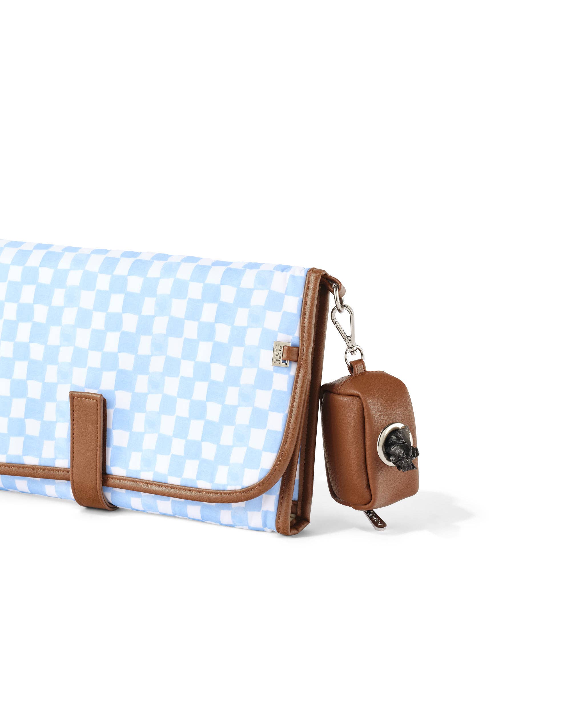 OiOi Waste Bag Dispenser - Chestnut Brown Vegan Leather