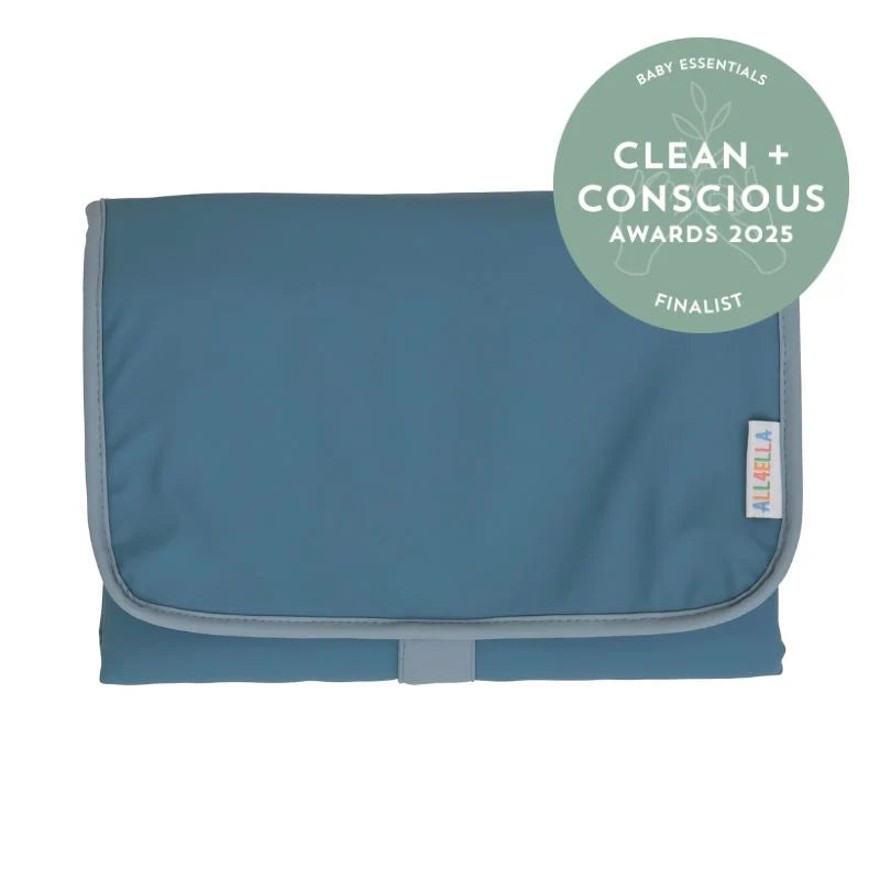 Blue Recycled Changing Wallet