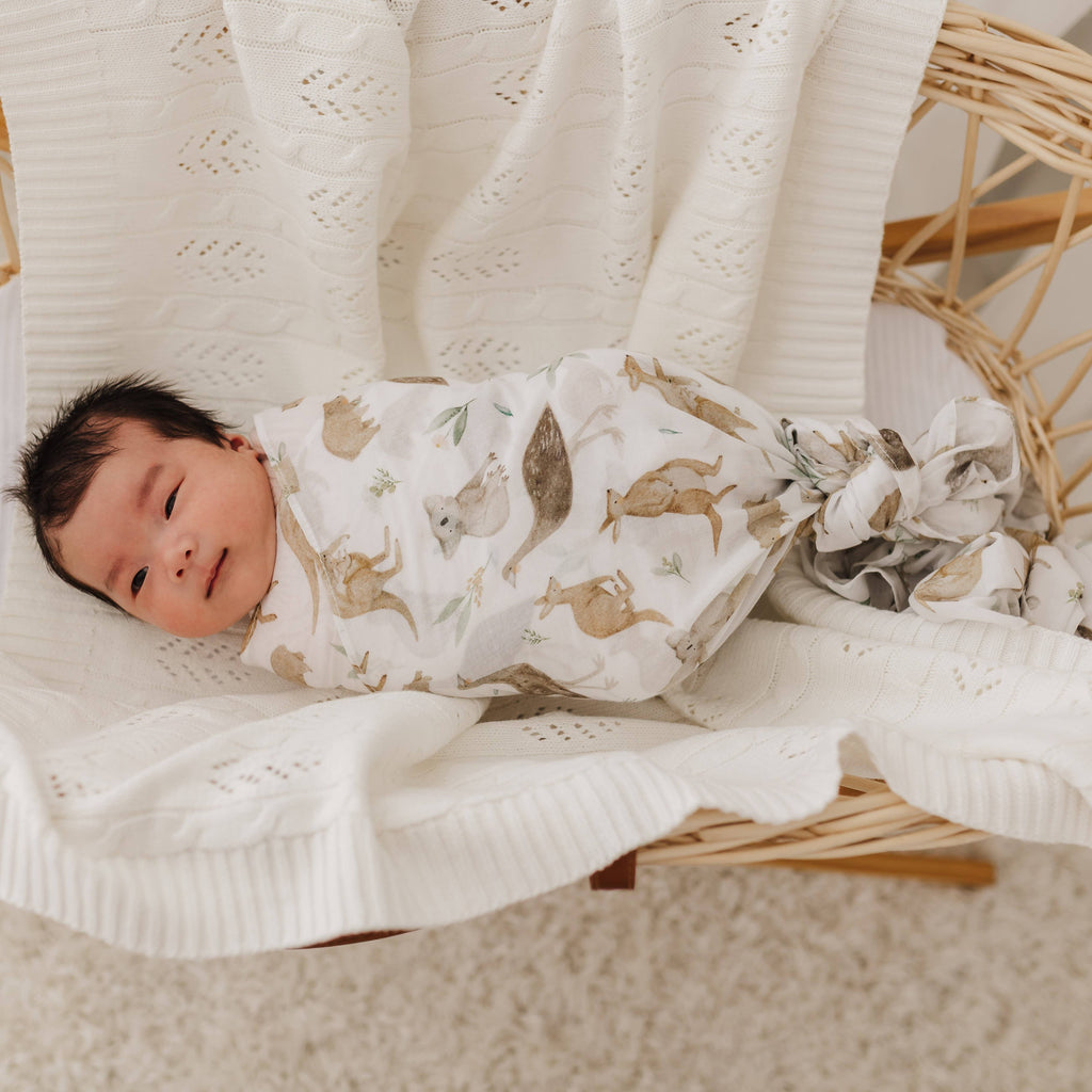 Australiana Muslin Wrap Swaddle