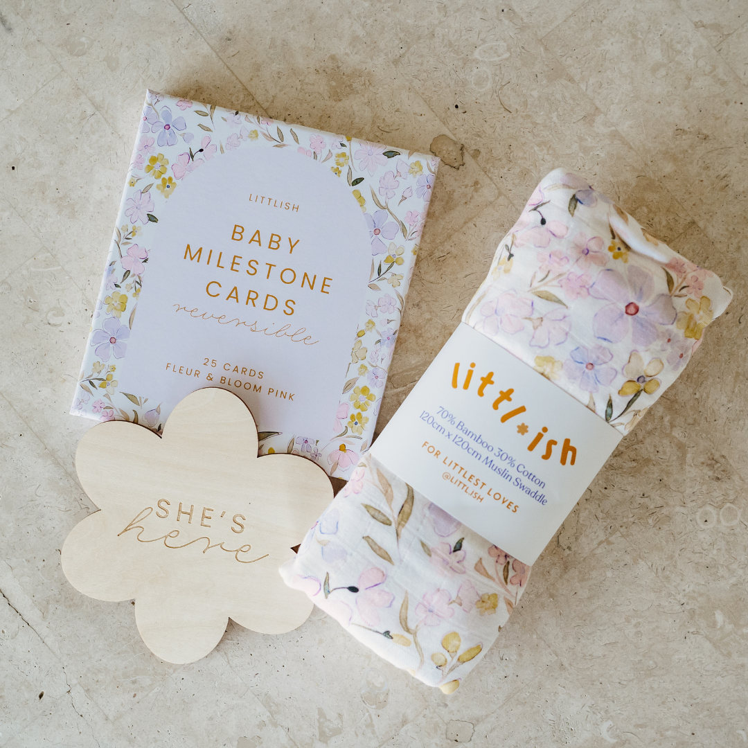 Fleur Muslin Swaddle