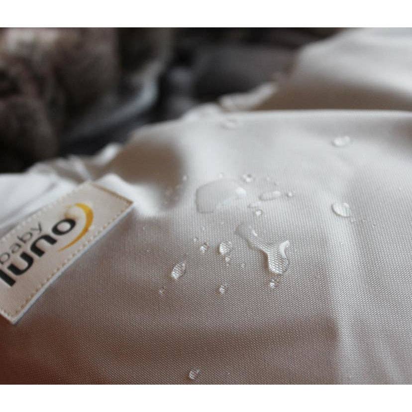 Nordic Footmuff Pram Liner | Raindrops by Baby Luno