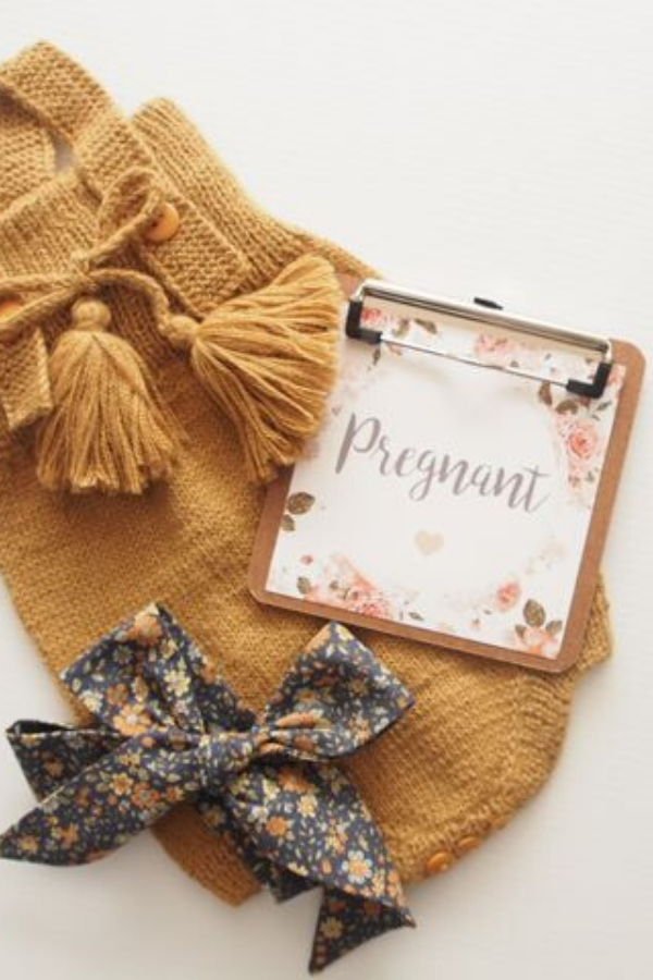 Pregnancy Milestone Cards + Clipboard | Love Story Collection
