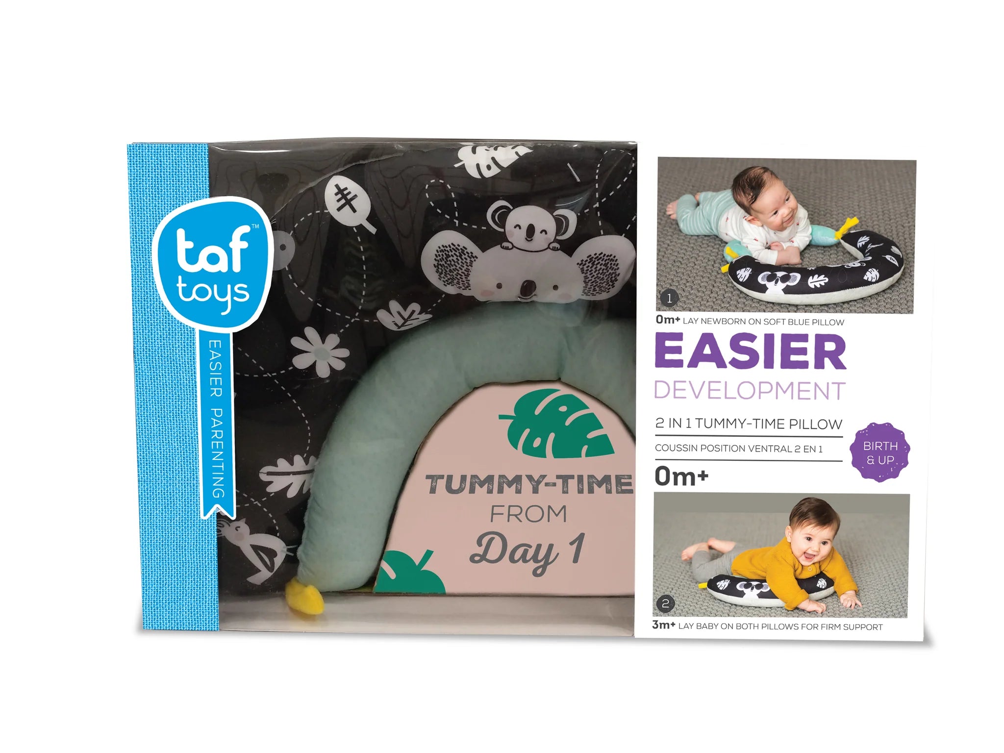 2 in 1 Tummy Time Pillow | Taf Toys premium baby gift - Baba-lando