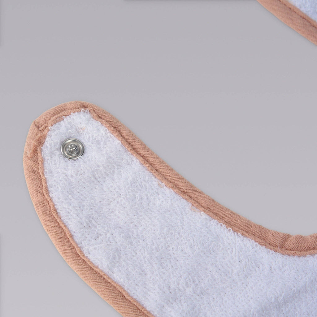 Organic Muslin Baby Bibs | Lavender Blush 5 Pack
