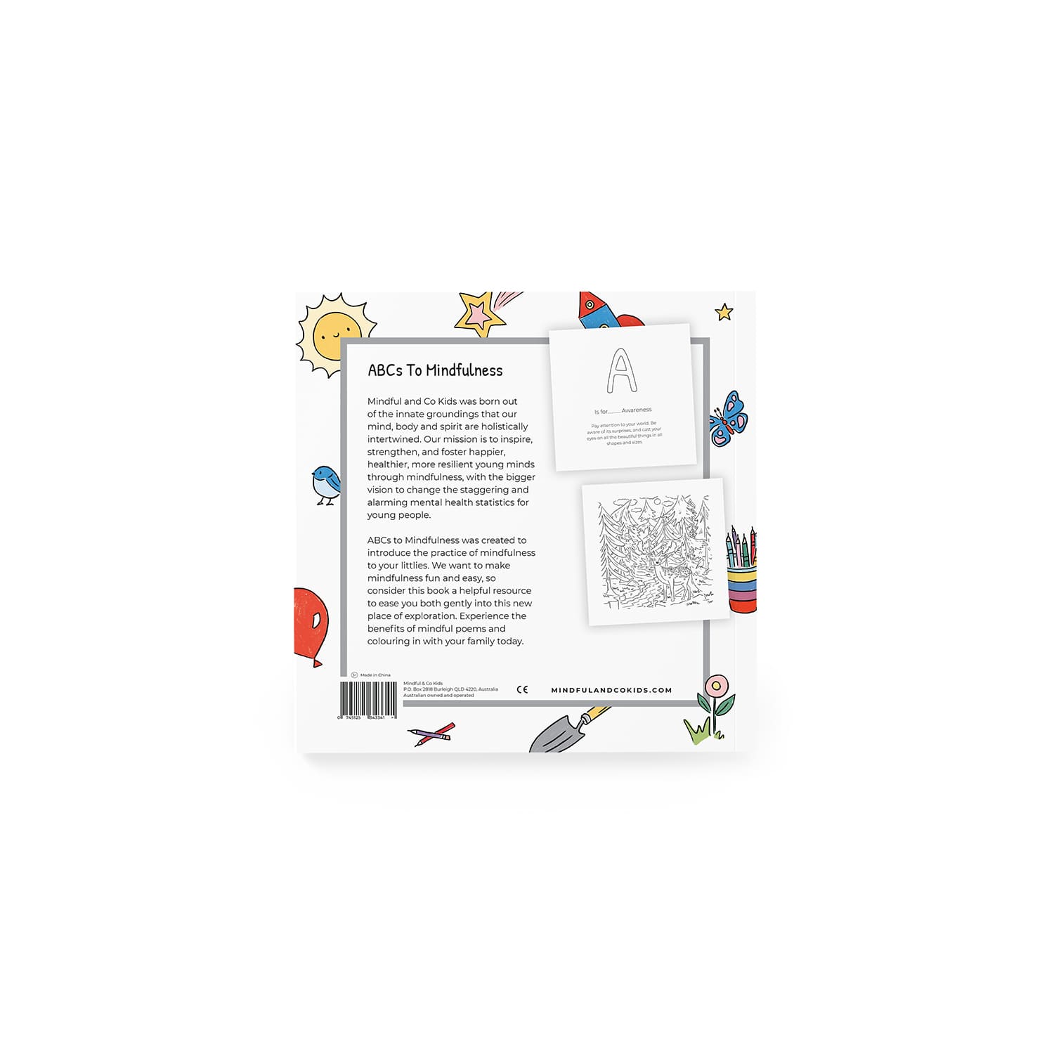 ABC Mindfulness Colouring Book for Kids