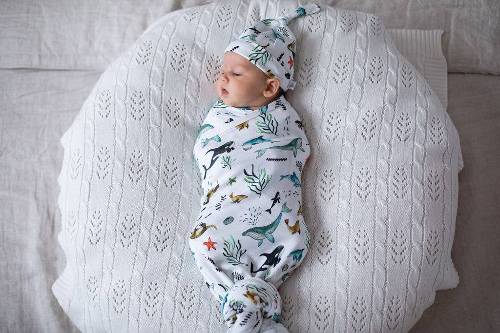 Under the Sea Organic Cotton Swaddle Wrap | Emotion & Kids