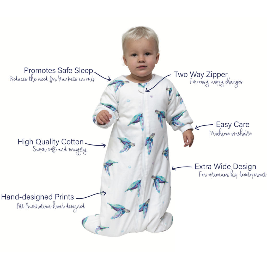 Winter Sleeping Bag 2.5 TOG | Blue Abstract