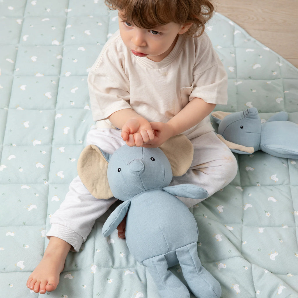Eddie the Elephant | Large Linen Animal