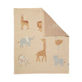 Jacquard Blanket | Cream Wild Safari