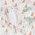 Swaddle & Pram Pegs Gift Set Forest Friends