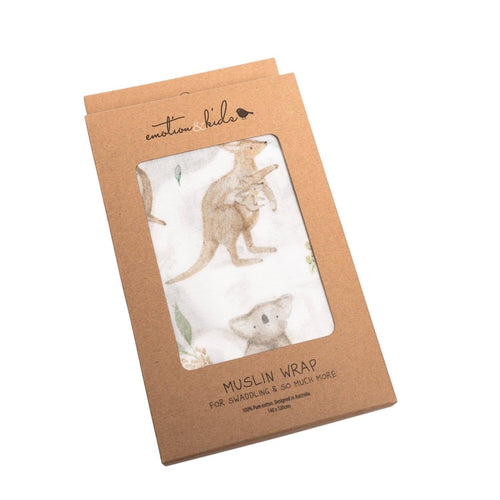 Australiana Muslin Wrap Swaddle