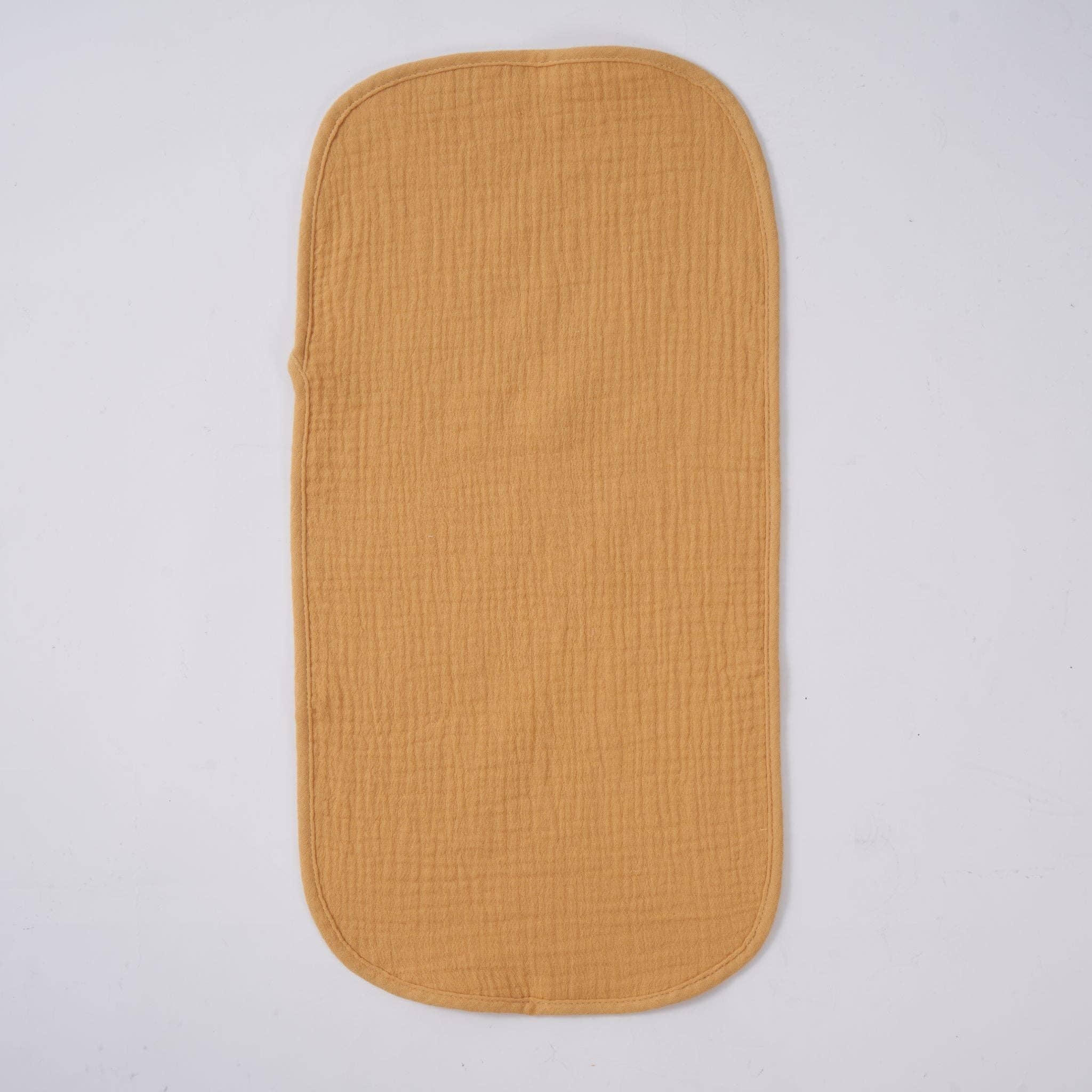 Organic Muslin Burp Cloths - Golden Harvest 5 Pack | Zoe Sage premium baby gift - Baba-lando