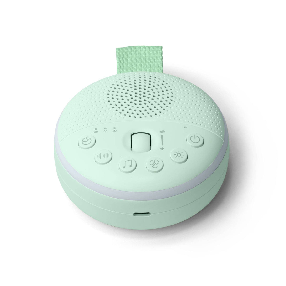 Portable Baby White Noise Machine & Night Light | Cove Green