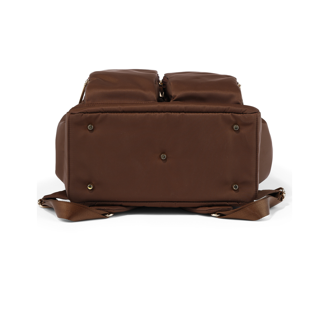 Signature Nappy Backpack - Chocolate Nylon | OiOi