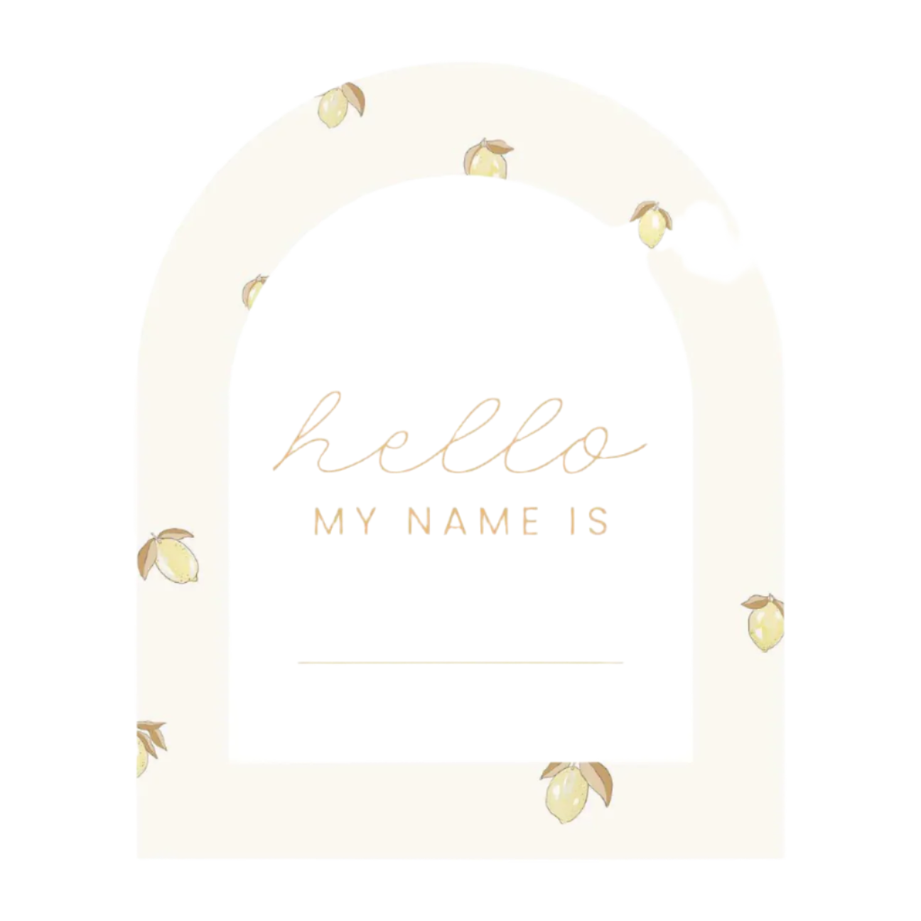 Baby Milestone Cards | Lemon & Creme