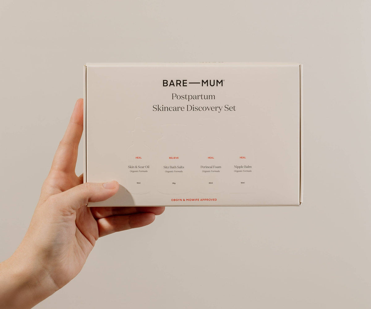Postpartum Skincare Discovery Set by Bare Mum
