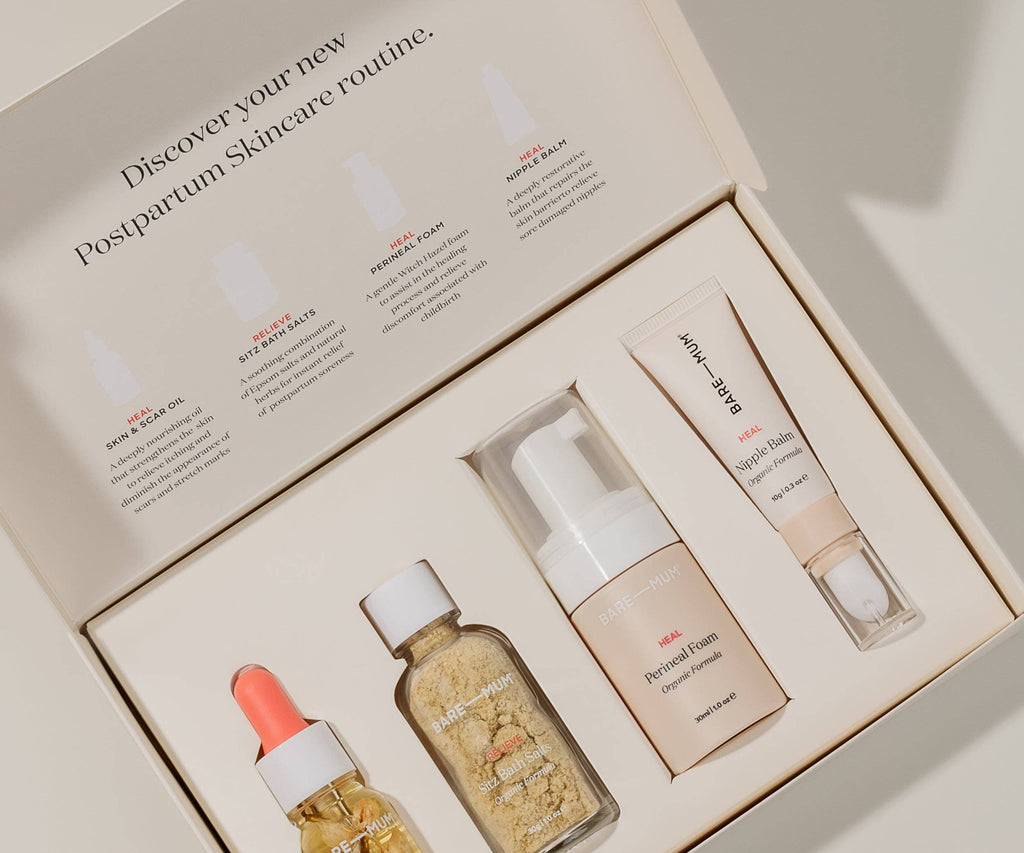 Postpartum Skincare Discovery Set by Bare Mum
