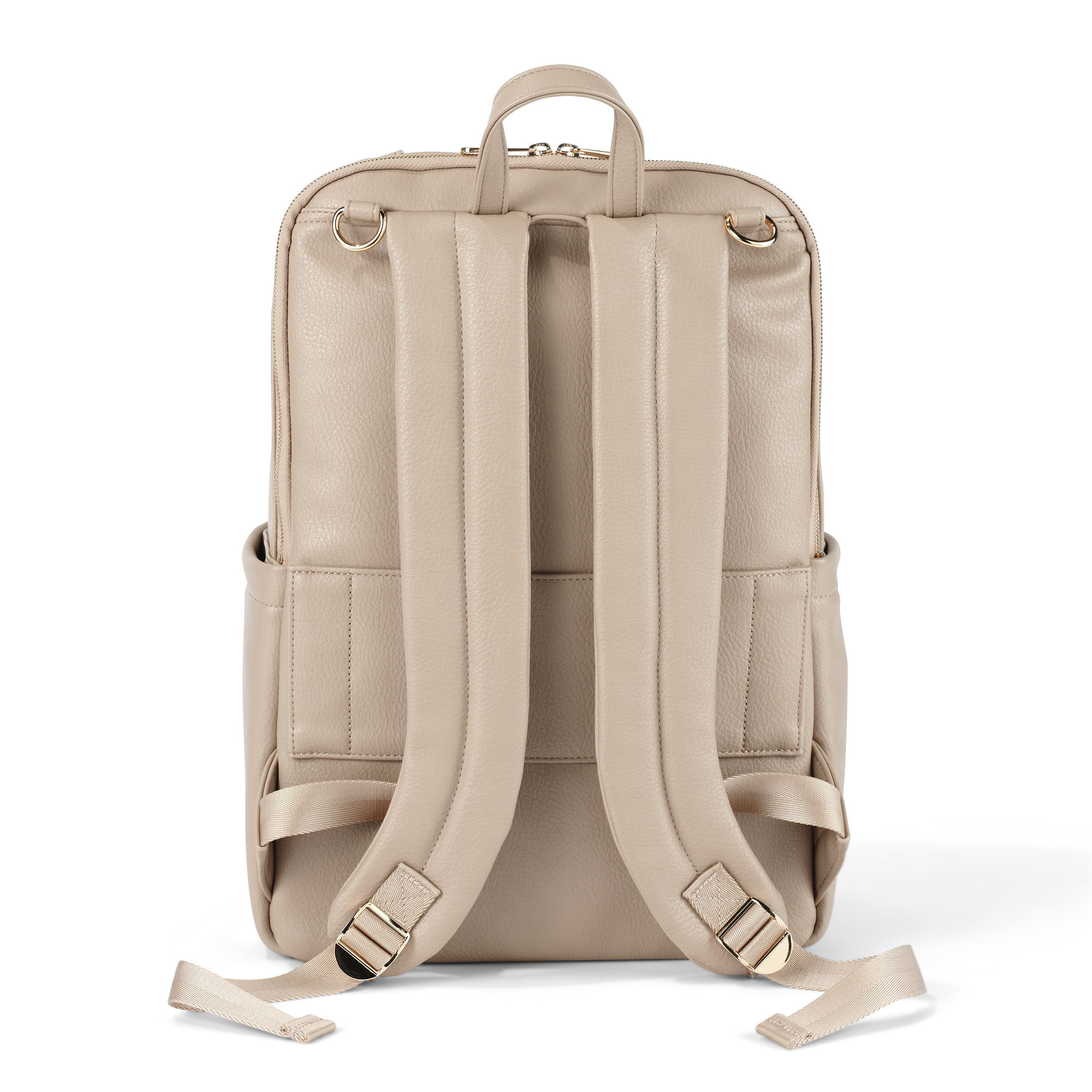 Multitasker Nappy Backpack - Oat Vegan Leather