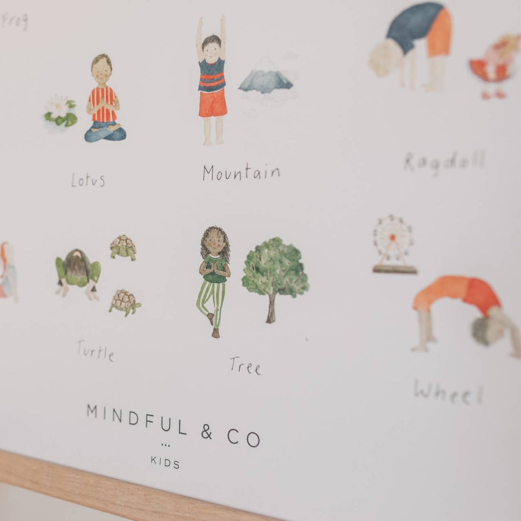 Yoga Poses Print
