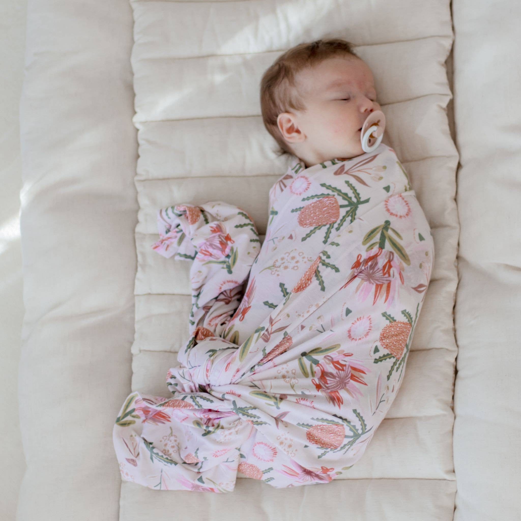 Stretchy Baby Swaddle Wrap | Gumnut Blossoms