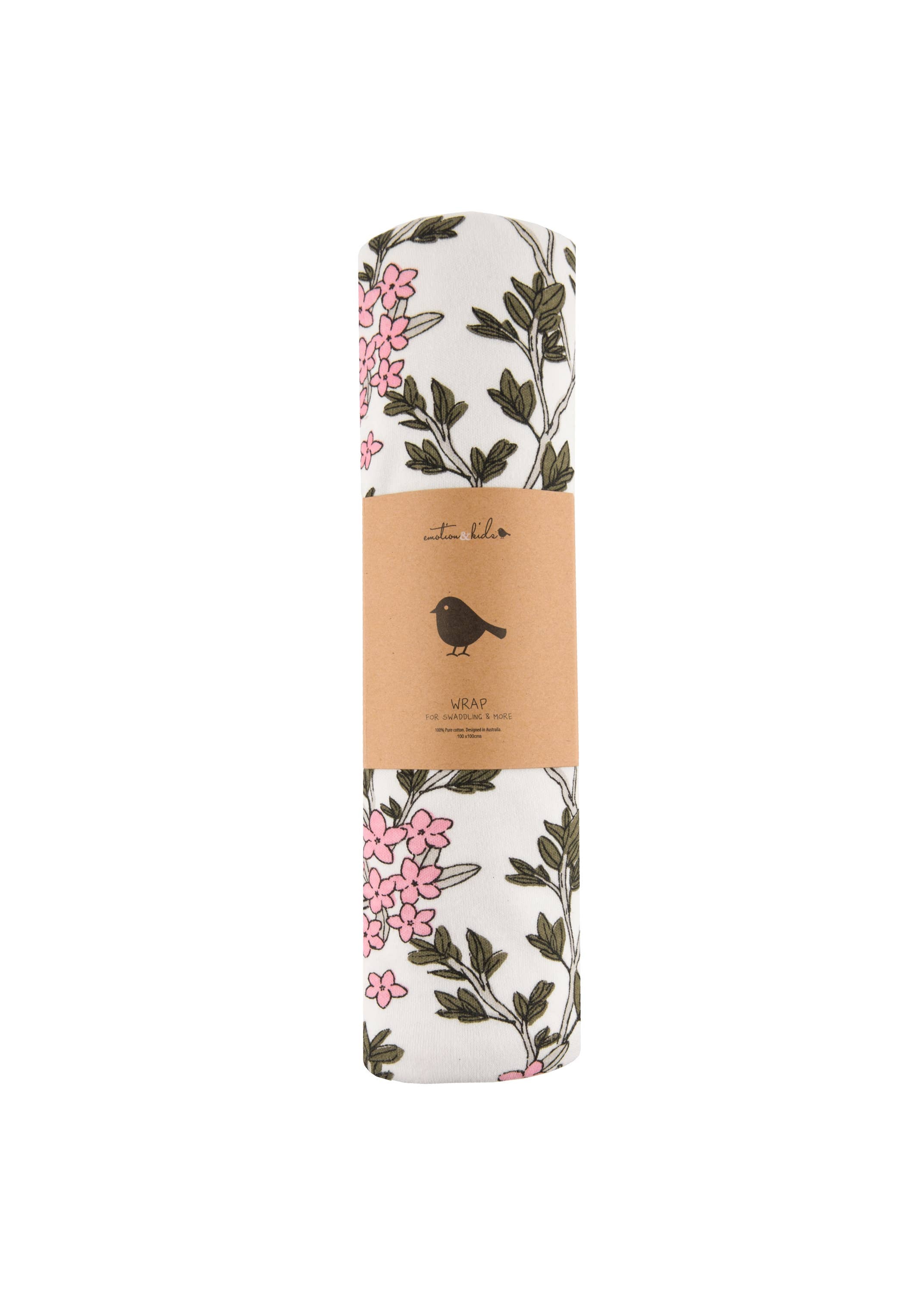 Messy Wild Flowers Swaddle Wrap | Emotion & Kids