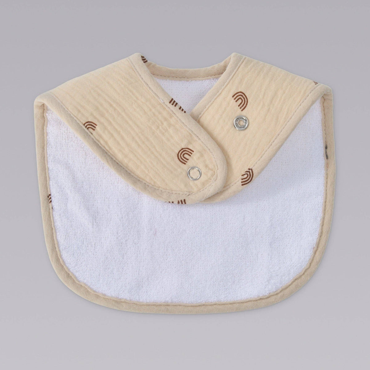 Organic Muslin Baby Bibs | Dusty Dunes 5 Pack