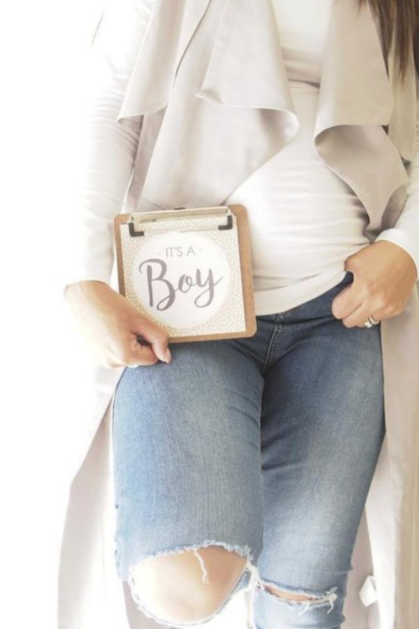 Pregnancy Milestone Cards + Clipboard | Love Story Collection