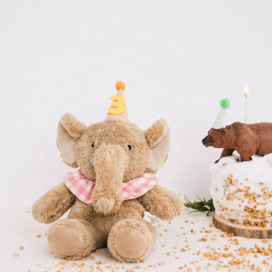 Priscilla Party Elephant | Milestone Keepsake Soft Toy
