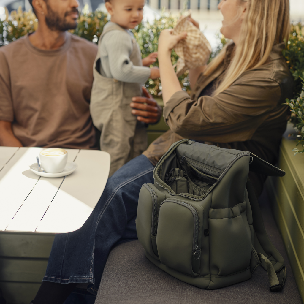 Signature Nappy Backpack - Sage Neoprene | OiOi