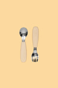 Silicone Cutlery Set | Tan