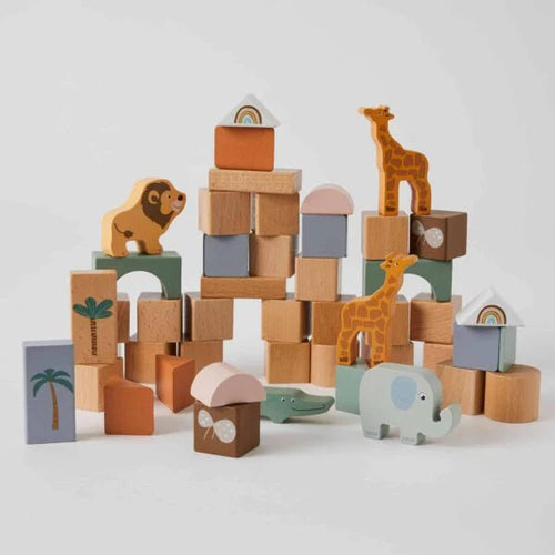 Africa Blocks | Zookabee premium baby gift - Baba-lando