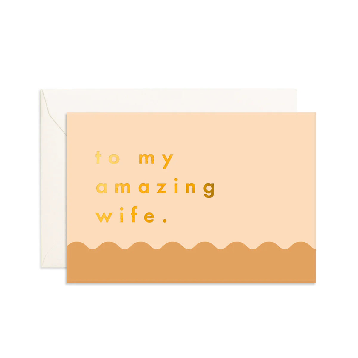 My Amazing Wife | Cream - Mini Greeting Card