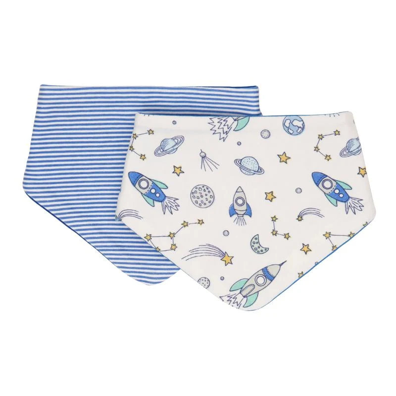 Bandana Bibs 2 Pack - Blast Off