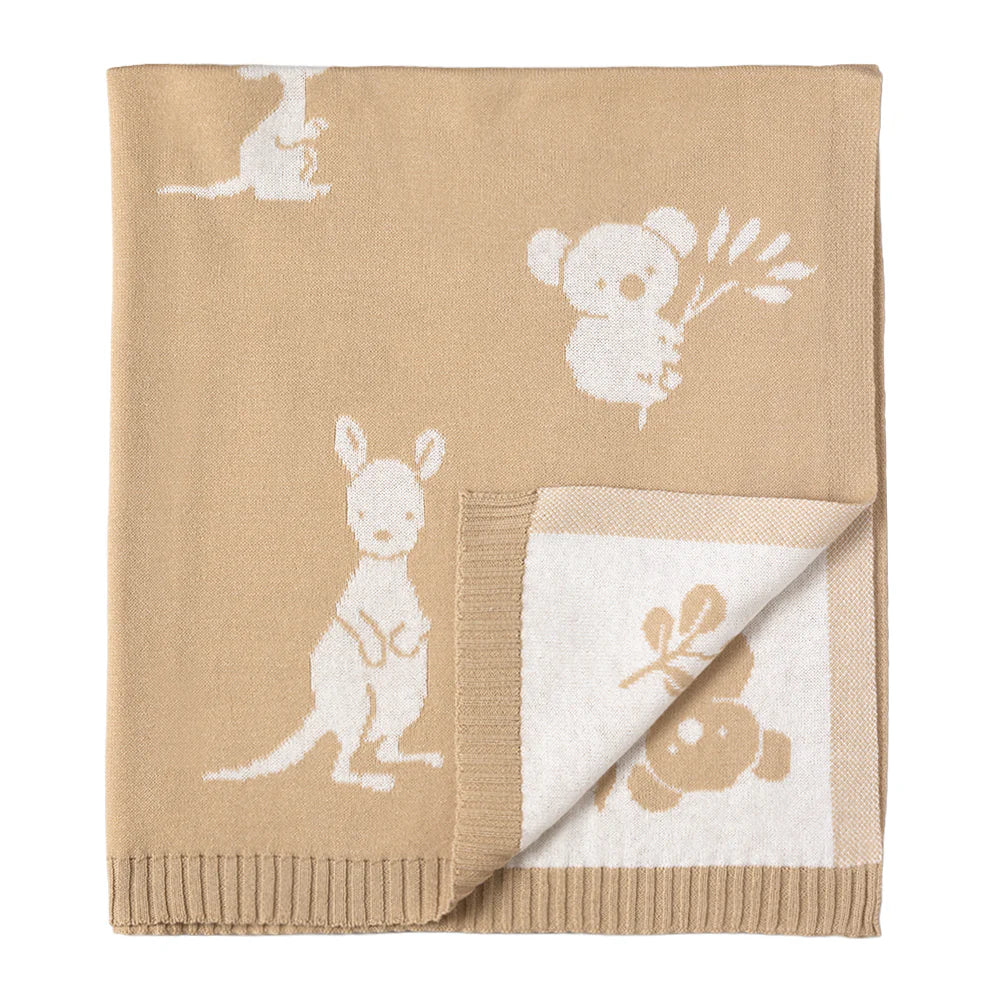 Knitted Blanket | Australiana