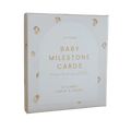 Baby Milestone Cards Lemon & Crème premium baby gift - Baba-lando