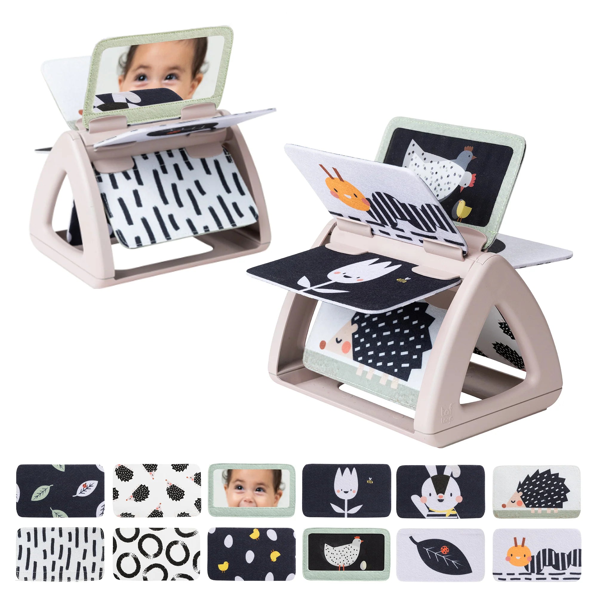 Black & White Spinning Book | Taf Toys