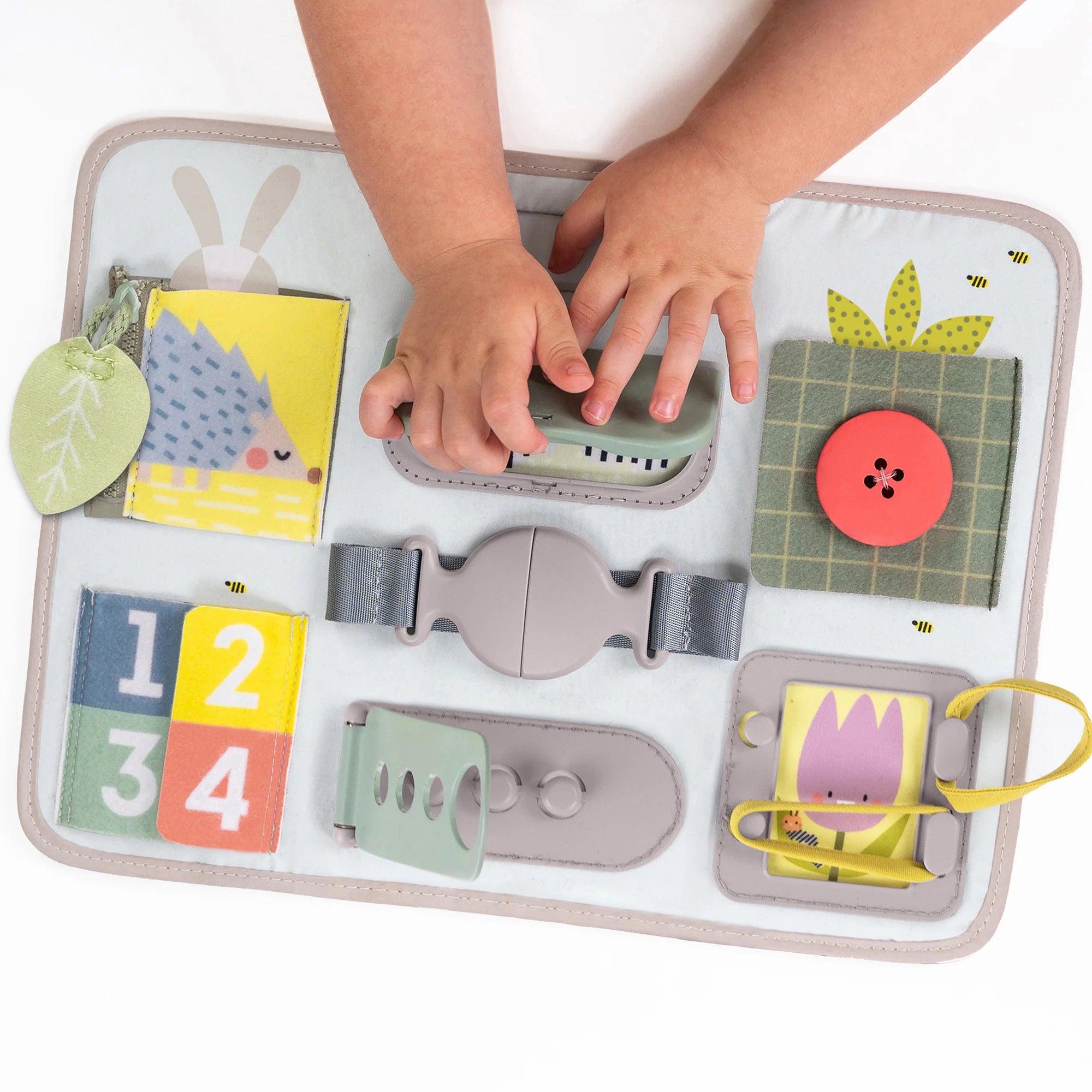 Activity Buckles Board | Taf Toys premium baby gift - Baba-lando