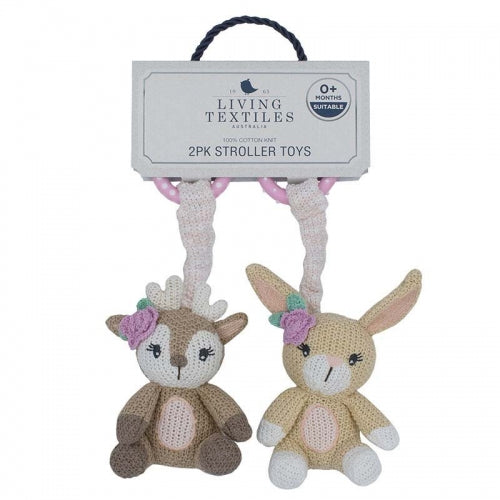 Stroller Toy Pair | Bunny & Fawn