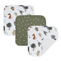 Organic Wash Cloths | Forest Retreat - set of 3