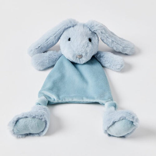Jiggle & Giggle Bunny Comforter | Pale Blue premium baby gift - Baba-lando