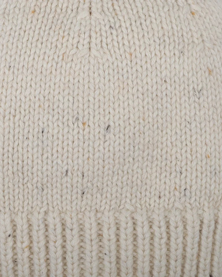 Charlie Knit Beanie - Cream/Speckle