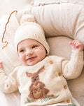 Charlie Knit Beanie - Cream/Speckle